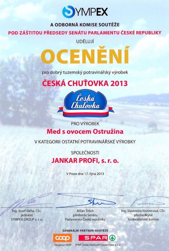 česká chuťovka ostruž